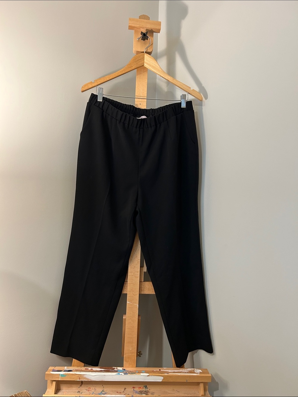 TanJay High-Waisted Ankle Cropped Dressy Trousers